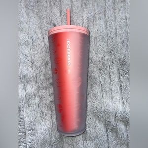 Starbucks venti valentines frost lips tumbler. Target Exclusive